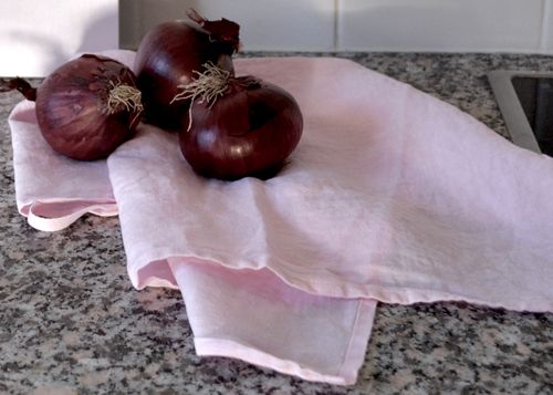 Langø kitchen towel, light pink