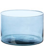 OOHHx VALENCIA glass bowl, sea blue